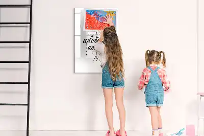 Kaland törölhető tábla kaland mintás