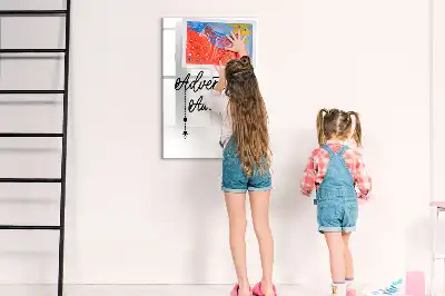 Írható mágneses tábla kaland mintával