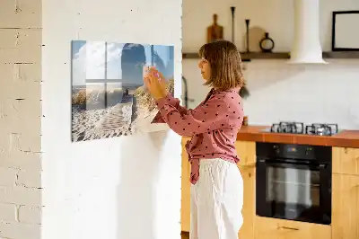 Mágneses törölhető tábla tengerparti kilátással