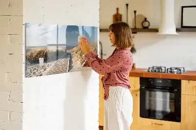 Mágneses törölhető tábla tengerparti kilátással
