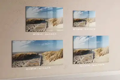 Mágneses törölhető tábla tengerparti kilátással