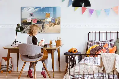 Mágneses törölhető tábla tengerparti kilátással