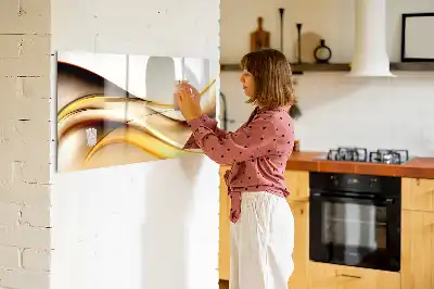 Mágneses törölhető tábla hullám absztrakció mintával