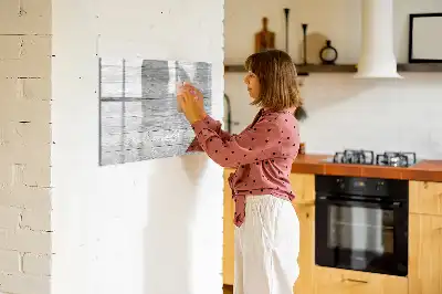 Mágneses törölhető tábla fapaneles kivitelben