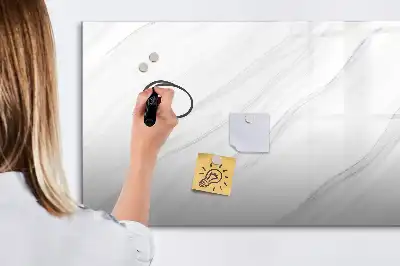 Mágneses tábla filctollal dekoratív márvány mintázatú