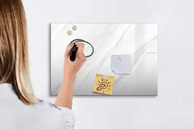 Mágneses tábla filctollal dekoratív márvány mintázatú