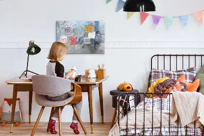 Mágneses tábla filctollal márvány mintás kivitelben