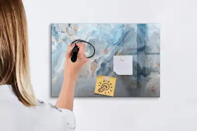 Mágneses tábla filctollal márvány mintás kivitelben