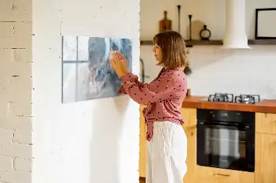 Mágneses tábla filctollal márvány mintás kivitelben
