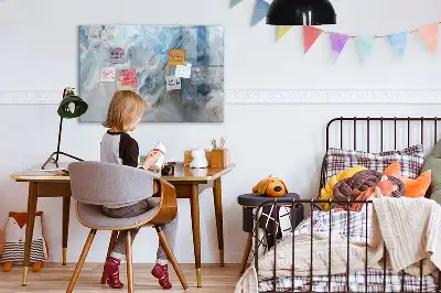 Mágneses tábla filctollal márvány mintás kivitelben
