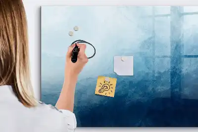 Mágneses törölhető tábla víz absztrakció mintával