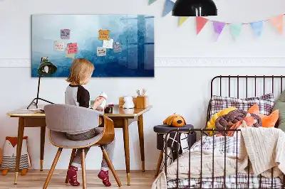 Mágneses törölhető tábla víz absztrakció mintával