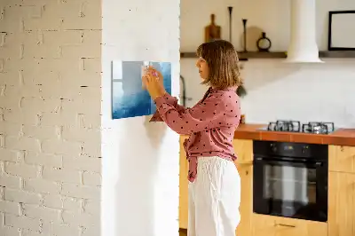 Mágneses törölhető tábla víz absztrakció mintával