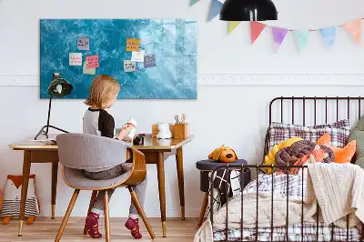 Mágneses törölhető tábla tengeri víz mintával