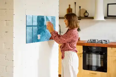 Mágneses törölhető tábla tengeri víz mintával