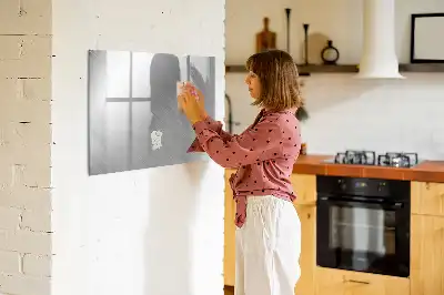 Mágneses fali tábla filctollal