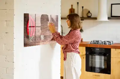 Mágneses törölhető tábla paprikák mintával