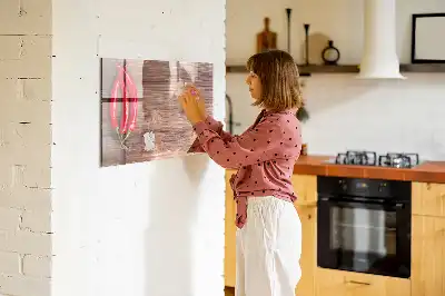 Mágneses törölhető tábla paprikák mintával