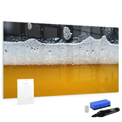 Mágneses tábla filctollal korsó sör mintával