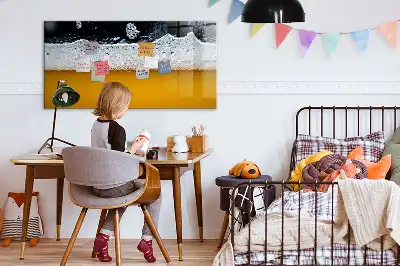 Mágneses tábla filctollal korsó sör mintával