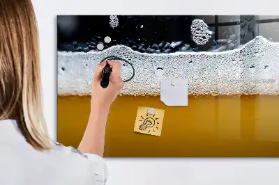 Mágneses tábla filctollal korsó sör mintával