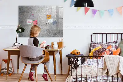 Mágneses törölhető tábla nyers fal kivitelben