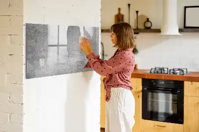 Mágneses törölhető tábla nyers fal kivitelben