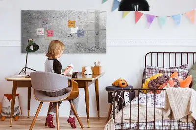Mágneses törölhető tábla nyers fal kivitelben