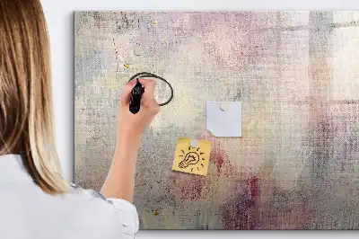 Mágneses tábla filctollal festett absztrakció mintával