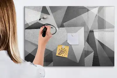 Mágneses törölhető tábla 3D absztrakciós mintával