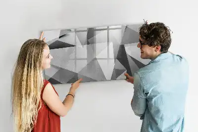 Mágneses törölhető tábla 3D absztrakciós mintával