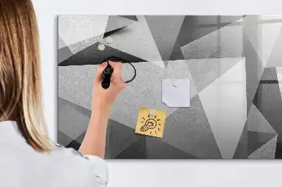 Mágneses törölhető tábla 3D absztrakciós mintával