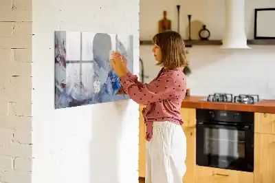Mágneses törölhető tábla Ecsetvonások mintával