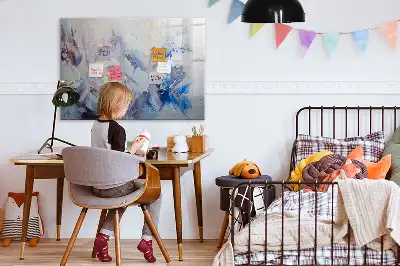 Mágneses törölhető tábla Ecsetvonások mintával