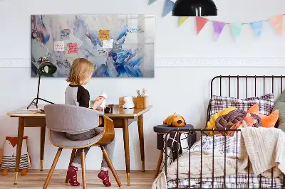 Mágneses törölhető tábla Ecsetvonások mintával