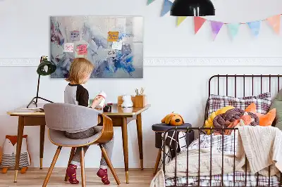 Mágneses törölhető tábla Ecsetvonások mintával