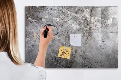 Mágneses tábla filctollal márvány mintás kivitelben