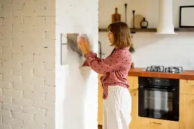 Mágneses törölhető tábla arany márvány mintával