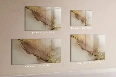Mágneses törölhető tábla arany márvány mintával