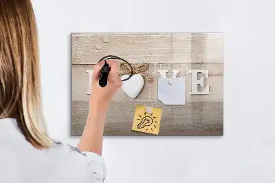 Mágneses törölhető tábla szerelem felirattal