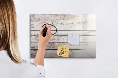 Mágneses tábla filctollal fadeszka mintával