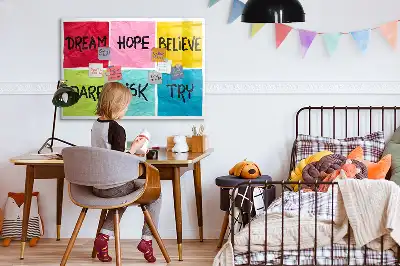 Motivációs tábla mágneses kivitelben, filctollal