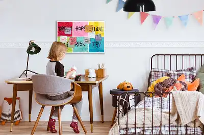 Motivációs tábla mágneses kivitelben, filctollal