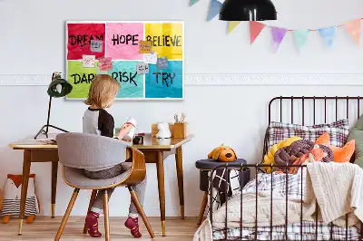 Motivációs tábla mágneses kivitelben, filctollal