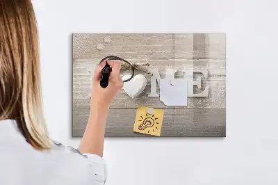 Mágneses törölhető tábla otthon felirattal