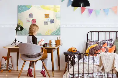 Mágneses törölhető tábla mintás kerettel