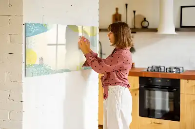 Mágneses törölhető tábla mintás kerettel