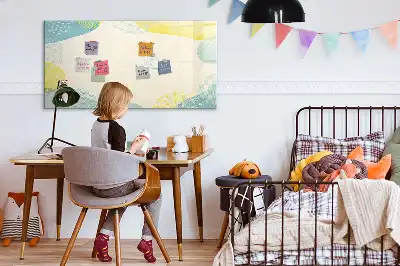 Mágneses törölhető tábla mintás kerettel