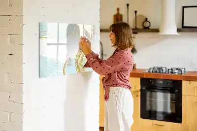 Mágneses törölhető tábla dekoratív mintával