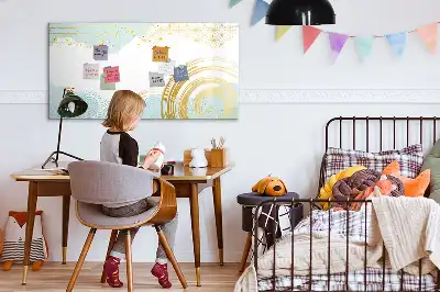 Mágneses törölhető tábla dekoratív mintával